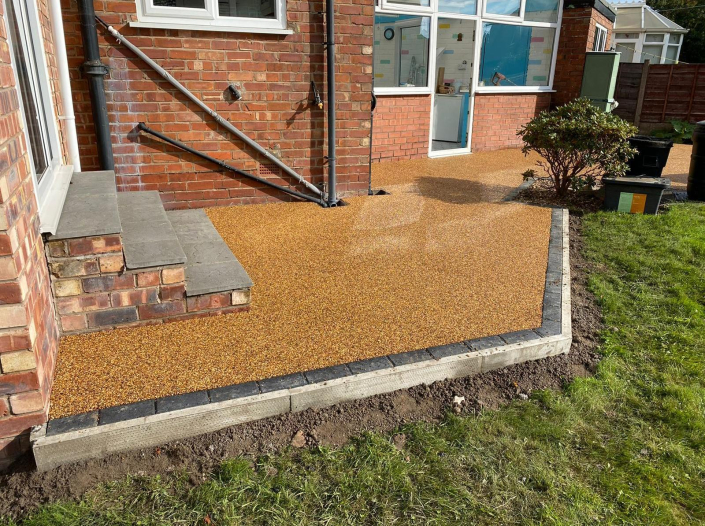 small resin patio